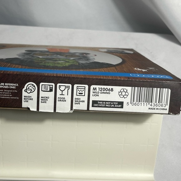 Wild Dining Larry Lion Plate NIB Unique Gift Fun Dining Kitchen Humor Collection - Picture 6 of 13